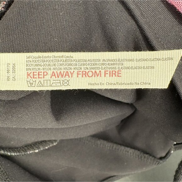 Free People Womens Ruched Butterfly Print Bodysuit XS Black Pink Going Out Top - Picture 5 of 6